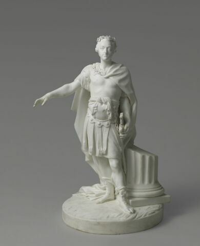 Statuette de Louis XV en empereur romain