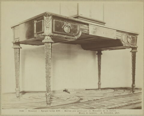 Bureau plat en marqueterie à fleurs, image 11/16