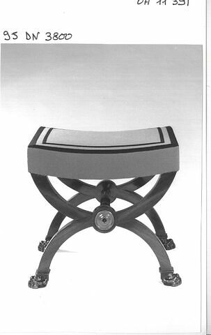 Tabouret du salon de Madame Récamier (OA 11384 à 11391), image 5/7