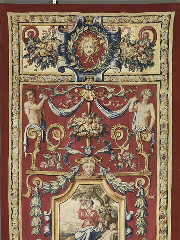 L'Automne et l'Hiver, d'une garniture complétant une tenture des Mois Grotesques de la tenture des Mois Arabesques, destinée à décorer une niche dans le cabinet du Roi à Trianon, image 4/6