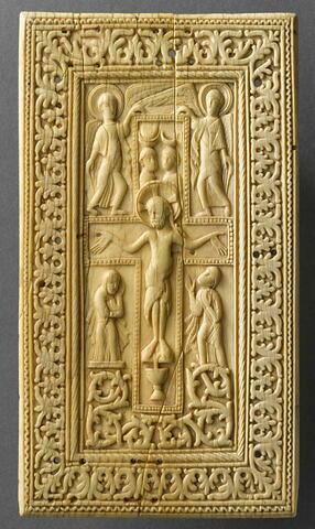 Plaque de reliure : la Crucifixion