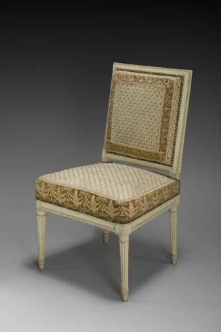 Chaise, d'un ensemble de six chaises et deux bergères d'un salon du château de Madame Elisabeth à Montreuil (OA 9972 à OA 9979)