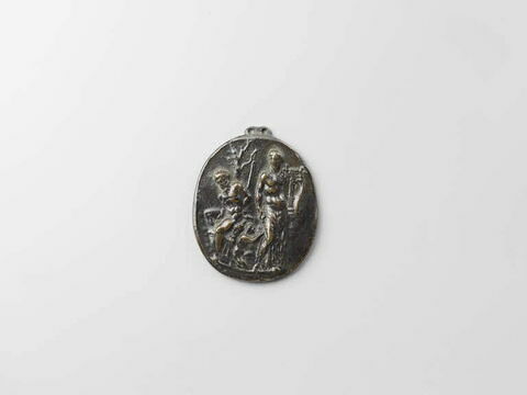 Plaquette : Apollon et Marsyas