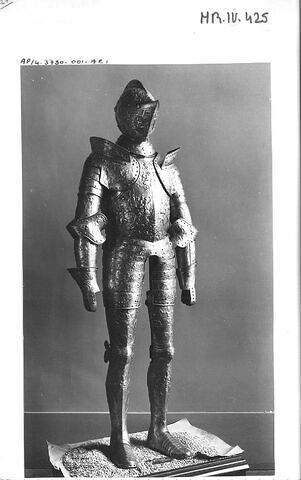 Armure avec l'histoire de Pompée, autrefois dite 