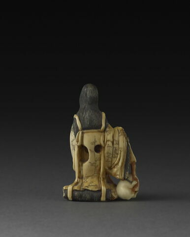 Netsuke : Onna-san-no-miya, image 2/3