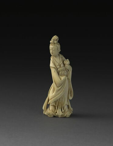 Netsuke : Xiwangmu (reine-mère d'Occident)