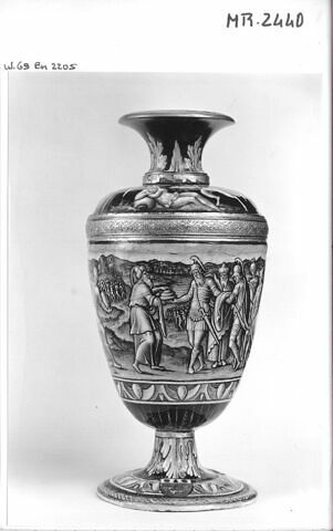 Vase : Abraham et Melchisédech