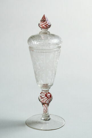 Verre de Bohême couvert, image 5/5