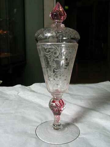 Verre de Bohême couvert, image 4/5