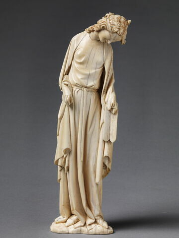 Statuette provenant du groupe représentant la Descente de Croix : la synagogue