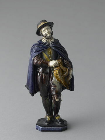 Statuette : Joueur de vielle