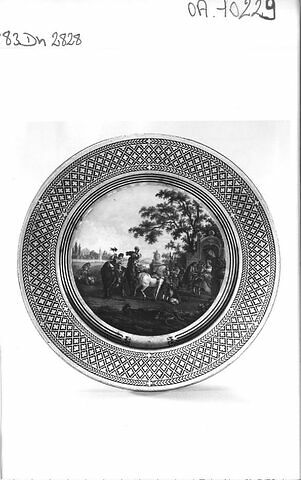 Assiette de la chasse au faucon, image 4/4