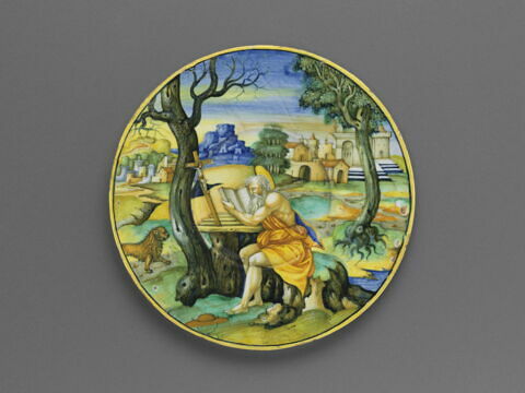Assiette : saint Jérôme, image 1/3