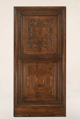 Vantail de porte provenant du château de la Bâtie d'Urfé