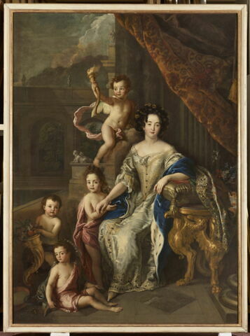 Portrait d'Anne de Bavière, princesse palatine, princesse de Condé, avec ses enfants Marie-Thérèse, Louis, Anne et Henri, image 18/21