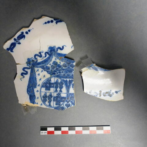 assiette calotte, fragment