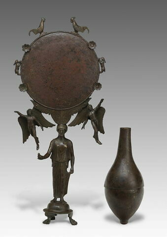 miroir ; vase