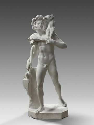 Tirage d'une statue de satyre dite "Faune au chevreau"