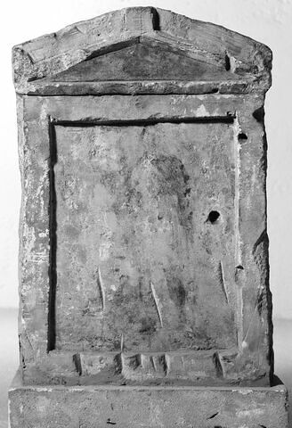 stèle funéraire ; plaque de loculus