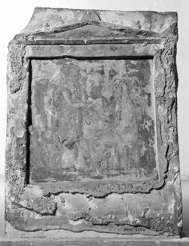 stèle funéraire ; plaque de loculus, image 5/5