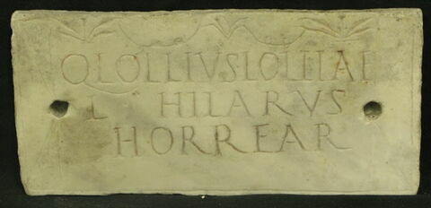 plaque de loculus ; inscription, image 2/2