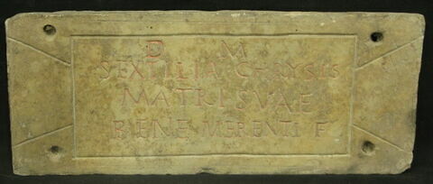 plaque de loculus ; inscription, image 2/2
