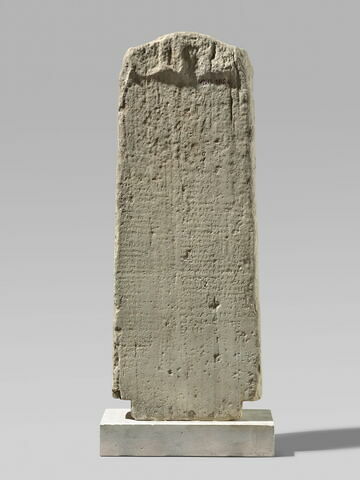 stèle ; inscription