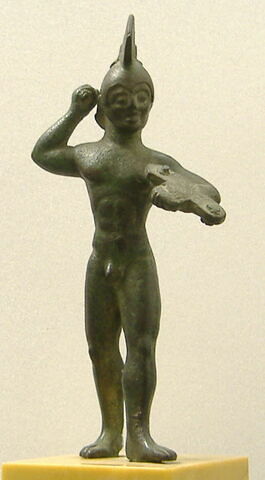 statuette  ; élément de candélabre