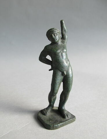 statuette ; élément de lampe