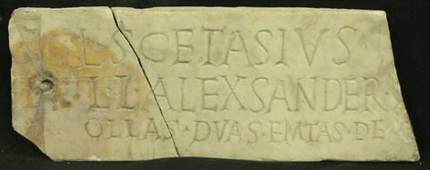 plaque de loculus ; inscription, image 3/3