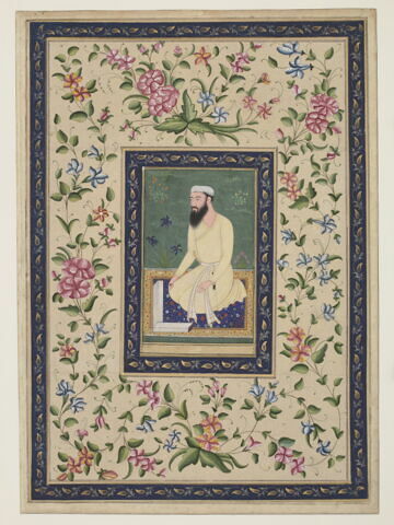 Portrait de Muzaffar Khan Turbati, gouverneur du Bengale (Album Polier)