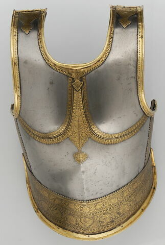 Plate frontale d'un corselet d'armure (kavacha)