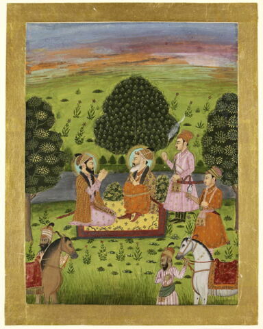 Entrevue de Shah Jahan avec Dara Shikoh