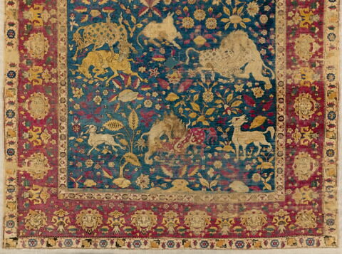 Tapis de trône aux combats d'animaux fantastiques, image 16/19