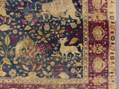 Tapis de trône aux combats d'animaux fantastiques, image 3/19