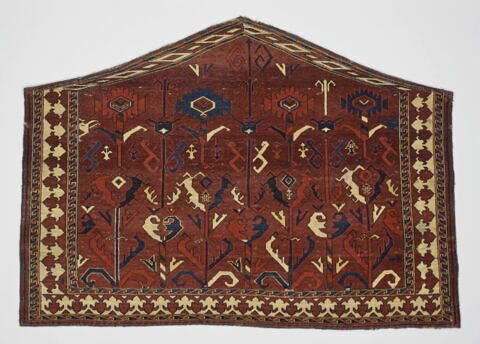 Tapis de tribu pentagonal dit "Asmalyk"