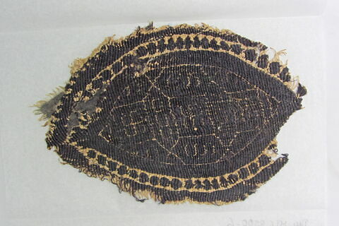 décor de textile ; fragment