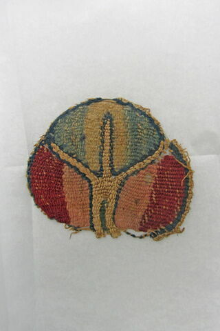 décor de textile ; fragment