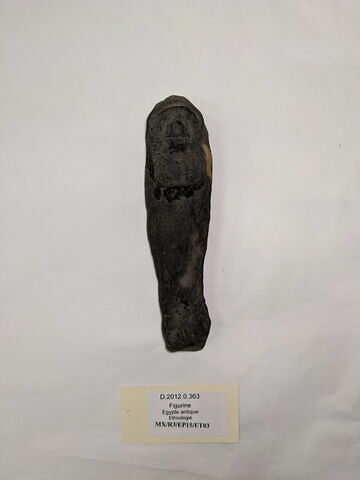 figurine de fils d'Horus  ; masque de pseudo-momie de fils d'Horus