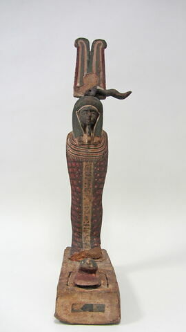 statue de Ptah-Sokar-Osiris ; figurine d'oiseau akhem ; élément momifié, image 5/14