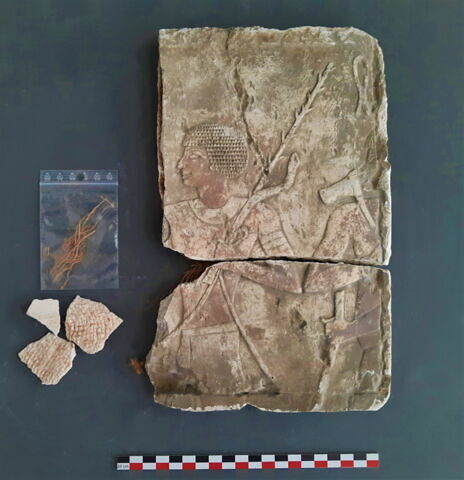 Moulage d'un relief du temple d'Hatchepsout à Deir el-Bahari