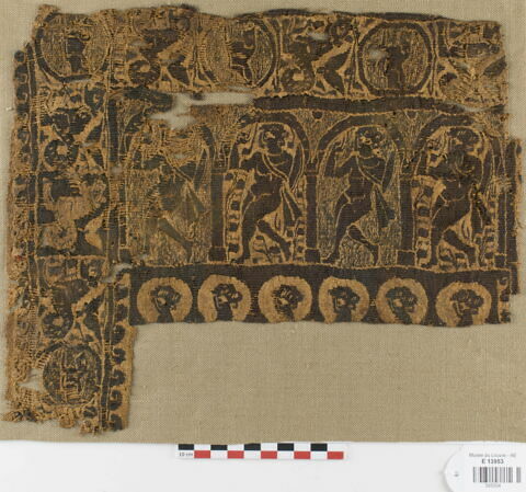 plastron de tunique ; clavus ; fragment