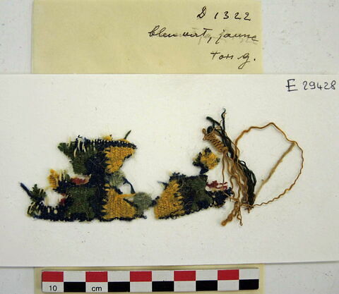 décor de textile ; fragments, image 2/2