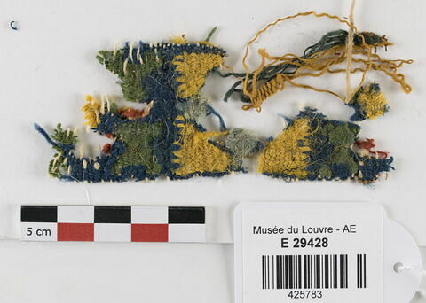 décor de textile ; fragments