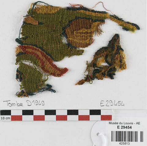 décor de textile ; fragments