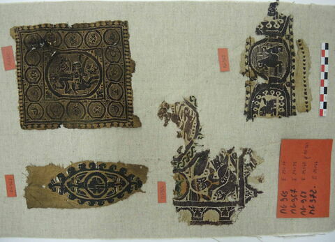 tabula ; décor de textile ; fragments, image 3/3