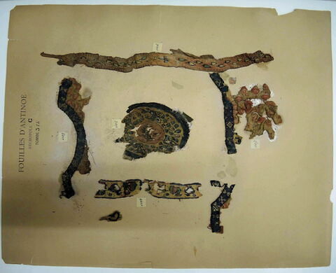 bande décorative d'habillement ; orbiculus ; fragments, image 3/3
