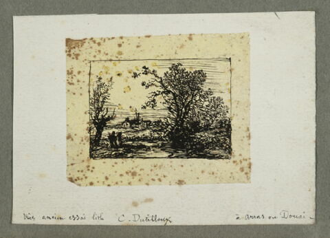 Paysage avec deux figures