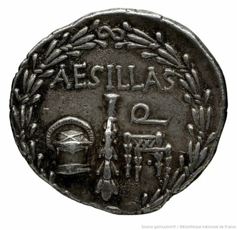 Tétradrachme d'argent d'Aesillas, image 2/2