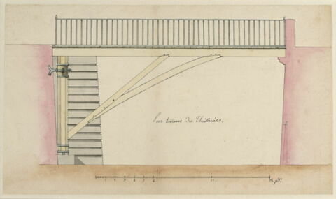 Le Pont tournant du jardin des Tuileries